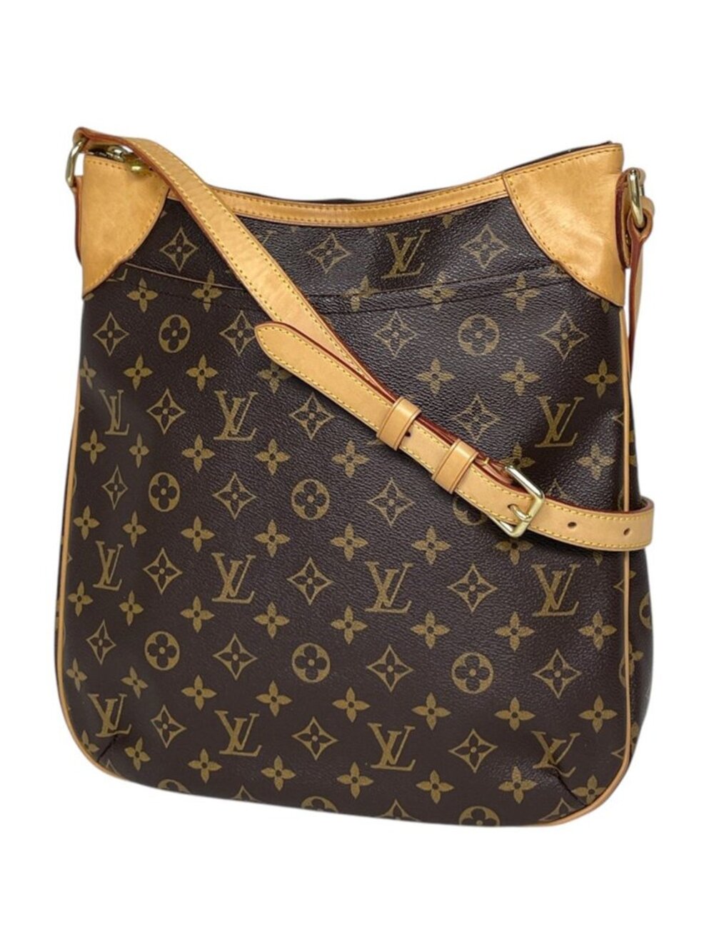 Louis Vuitton Odeon MM Shoulder Bag Monogram Brown